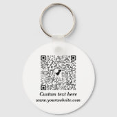 Weißer Marmor Schlüsselanhänger (Rückseite)