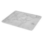 Weißer Marmor Schneidebrett (Ecke)