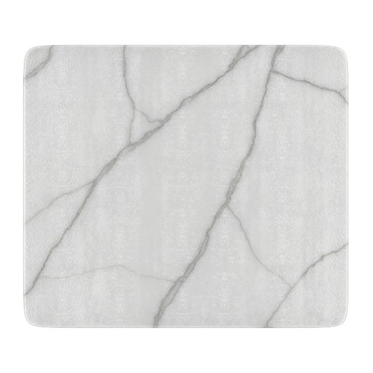 Weißer Marmor Schneidebrett (Vorderseite)