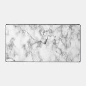 Weißer Marmor Schreibtischunterlage (Vorderseite)