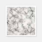 Weißer Marmor Serviette (Vorderseite)
