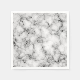 Weißer Marmor Serviette