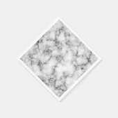 Weißer Marmor Serviette (Ecke)
