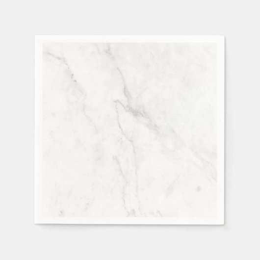Weißer Marmor Serviette (Vorderseite)