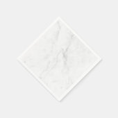 Weißer Marmor Serviette (Ecke)