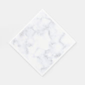 Weißer Marmor Serviette (Ecke)