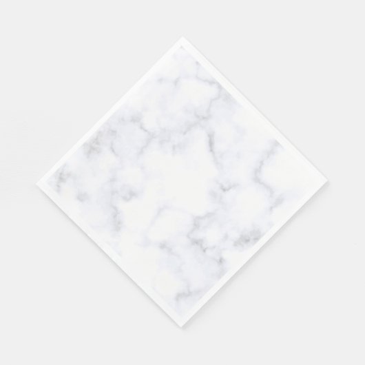 Weißer Marmor Serviette (Ecke)