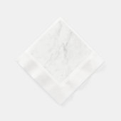 Weißer Marmor Serviette (Ecke)