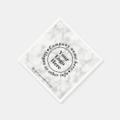 Weißer Marmor Serviette (Ecke)