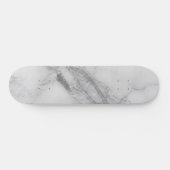 Weißer Marmor Skateboard (Horizontal)