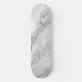 Weißer Marmor Skateboard (Vorderseite)