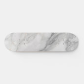 Weißer Marmor Skateboard (Horizontal)