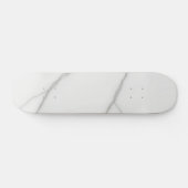 Weißer Marmor Skateboard (Horizontal)