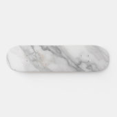 Weißer Marmor Skateboard (Horizontal)