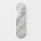 Weißer Marmor Skateboard (Vorderseite)