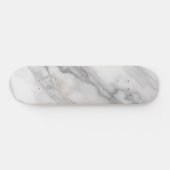Weißer Marmor Skateboard (Horizontal)