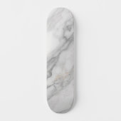 Weißer Marmor Skateboard (Vorderseite)