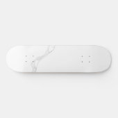 Weißer Marmor Skateboard (Horizontal)