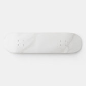 Weißer Marmor Skateboard (Horizontal)