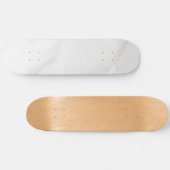 Weißer Marmor Skateboard (Horizontal)