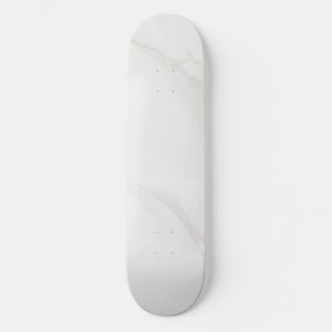 Weißer Marmor  Skateboard