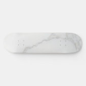 Weißer Marmor Skateboard (Horizontal)