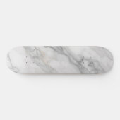 Weißer Marmor Skateboard (Horizontal)