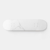 Weißer Marmor Skateboard (Horizontal)