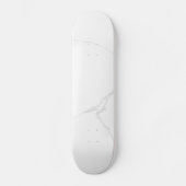 Weißer Marmor Skateboard (Vorderseite)