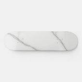Weißer Marmor Skateboard (Horizontal)