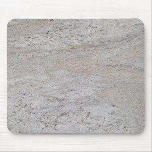 Weißer Marmor Swirled Mousepad
