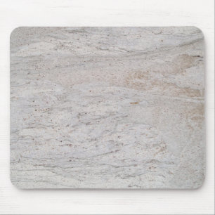 Weißer Marmor Swirled Mousepad