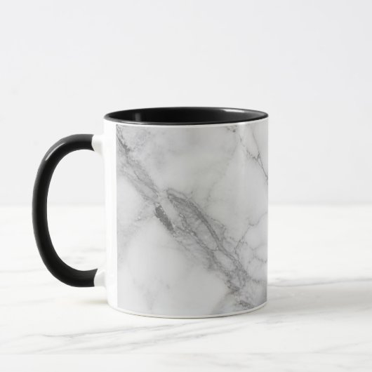 Weißer Marmor Tasse (Links)