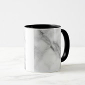 Weißer Marmor Tasse (VorderseiteRechts)