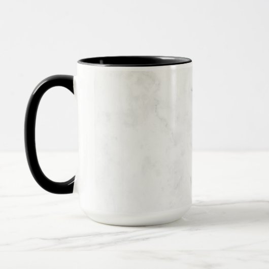 Weißer Marmor Tasse (Links)