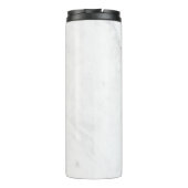 Weißer Marmor Thermosbecher (Rückseite)