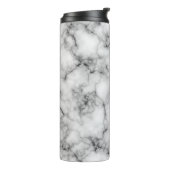 Weißer Marmor Thermosbecher (Nach links gedreht)