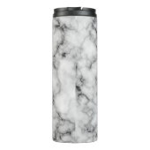 Weißer Marmor Thermosbecher (Rückseite)