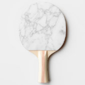 Weißer Marmor Tischtennis Schläger (Rückseite)