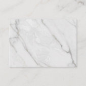 Weißer Marmor Treuekarte (Vorderseite)