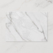 Weißer Marmor Treuekarte (Rückseite)