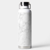 Weißer Marmor Trinkflasche (Rückseite)