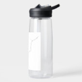 Weißer Marmor  Trinkflasche (Links)
