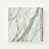 Weißer Marmor und rosa fuchsienfarbener individuel Notizblock (Rückseite)