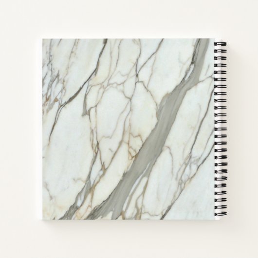 Weißer Marmor und rosa fuchsienfarbener individuel Notizblock (Rückseite)