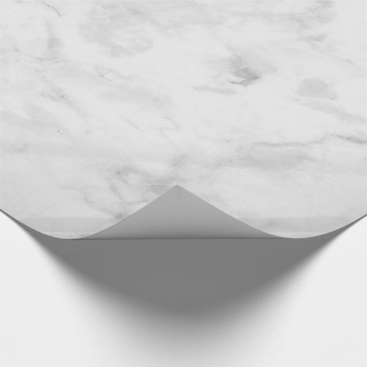 Weißer Marmor VII Geschenkpapier (Ecke)