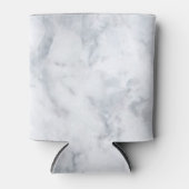 weißer Marmorlook Dosenkühler (Vorderseite)