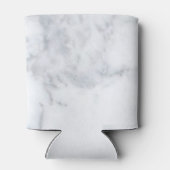 weißer Marmorlook Dosenkühler (Rückseite)