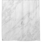weißer Marmorlook Duschvorhang (Vorderseite)