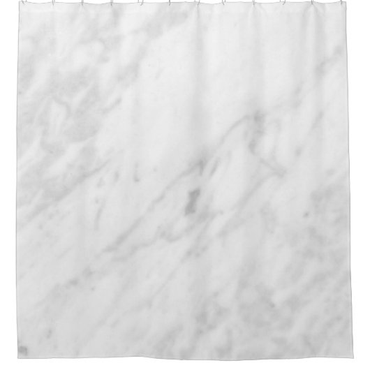 weißer Marmorlook Duschvorhang (Vorderseite)